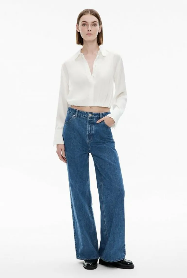 Sale | Shirts^Witchery Elasticated Crop Shirt FreshWhite
