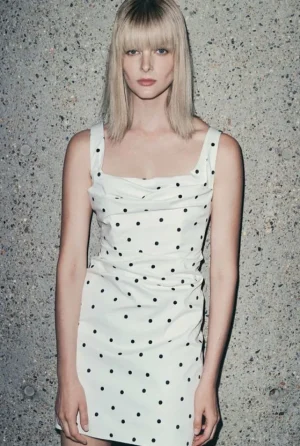 Sale | Dresses^Witchery Embroidered Spot Mini Dress White
