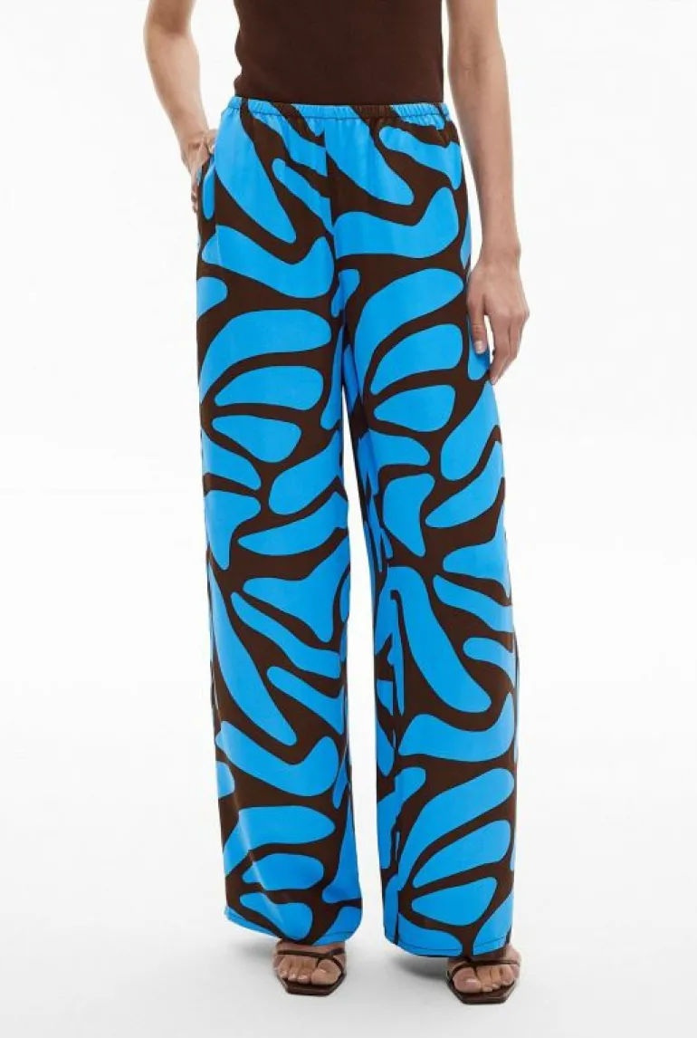 Pants^Witchery Fine Waistband Pant AzurePrint
