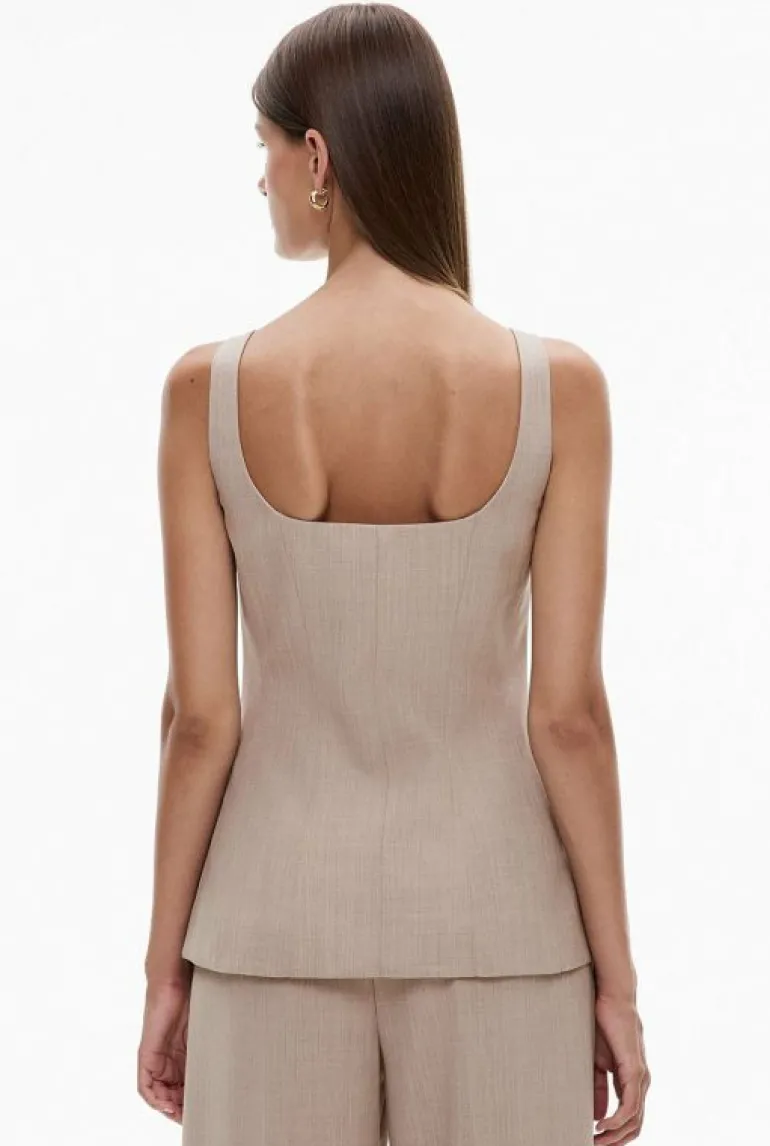 Tops & T Shirts | Shirts^Witchery Fitted Seam Detail Top PralineYd