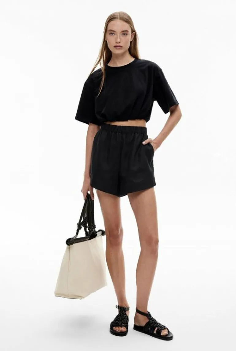 Tops & T Shirts^Witchery Gather Crop Tee FreshWhite