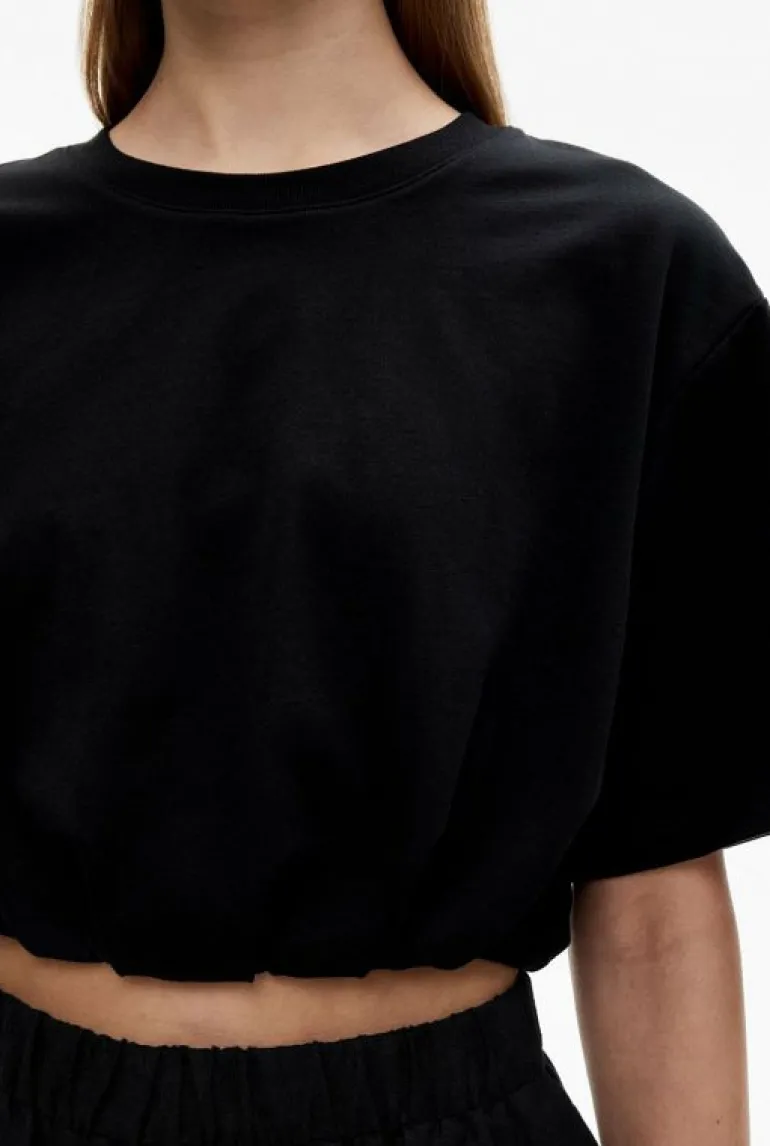 Tops & T Shirts^Witchery Gather Crop Tee FreshWhite
