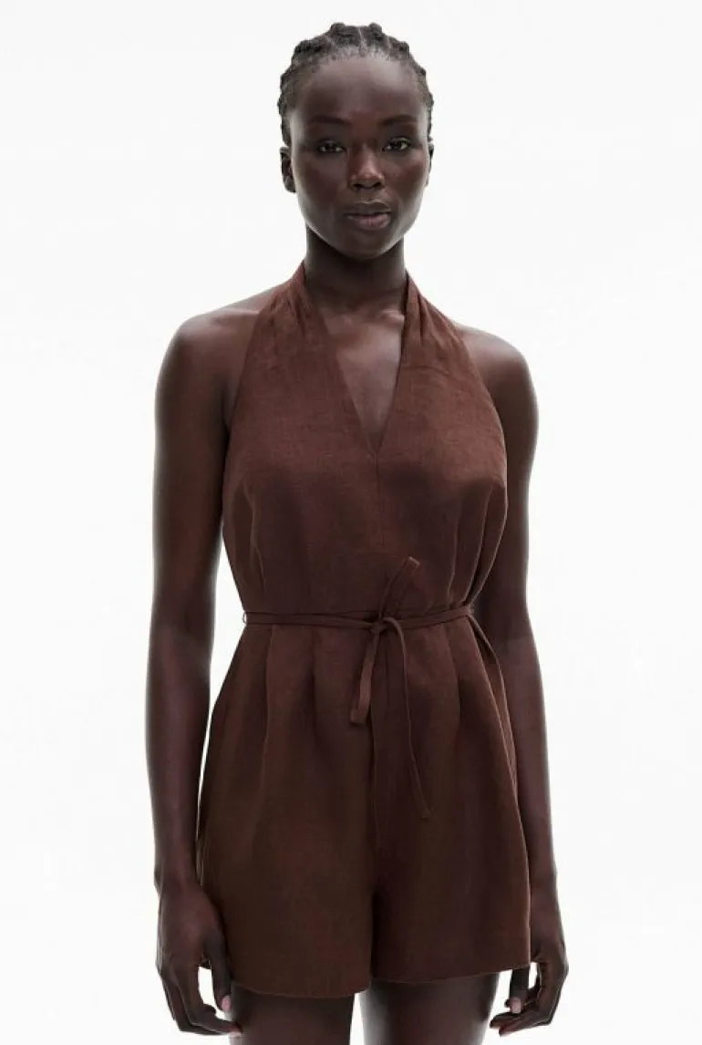 Sale | Dresses^Witchery Halter Playsuit ChocolateBrown