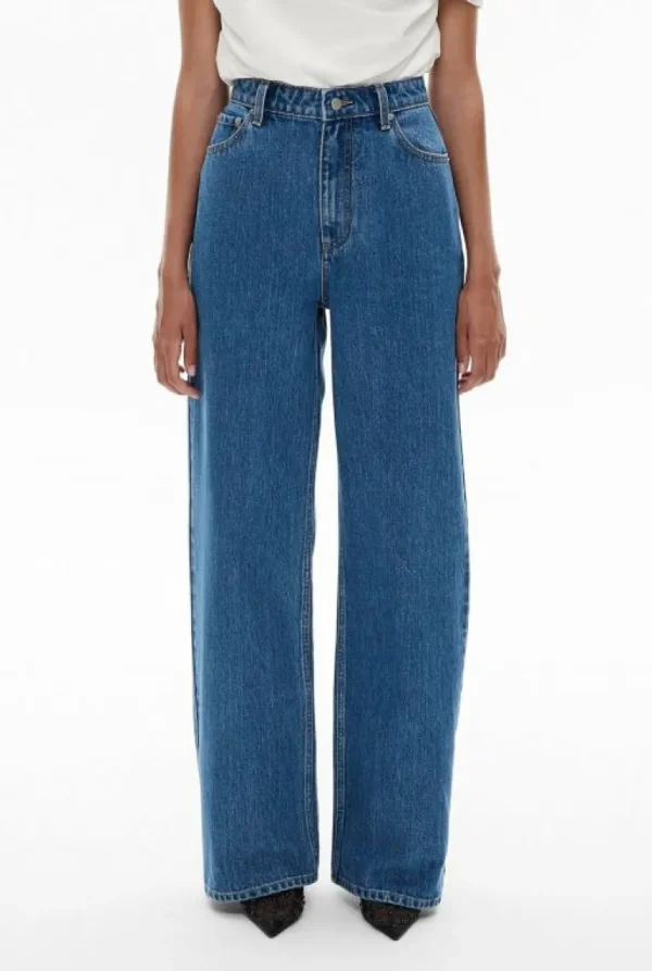 Denim & Jeans^Witchery Hi Rise Wide Leg Jean DarkIndigo