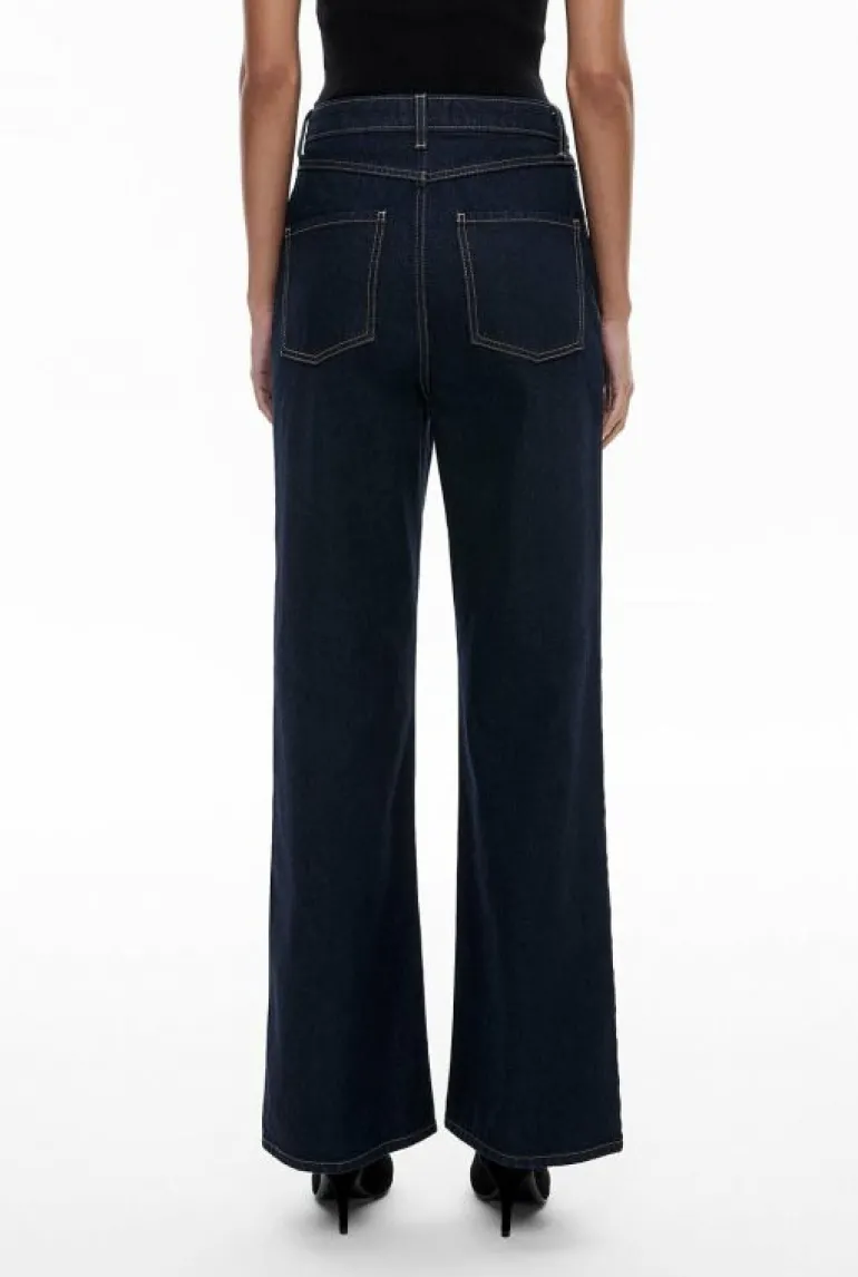 Denim & Jeans^Witchery Hi Rise Wide Leg Jean DarkIndigo