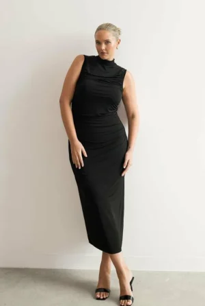 Sale | Dresses^Witchery High Neck Gather Dress Lilac