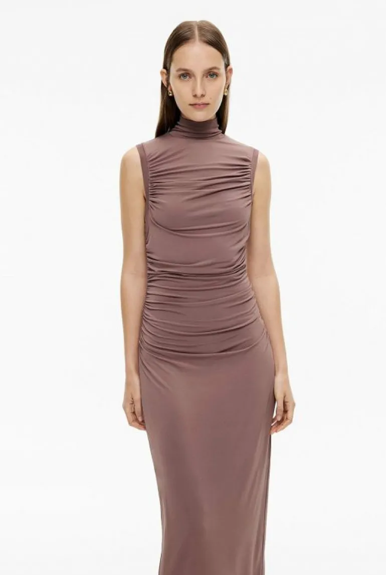 Sale | Dresses^Witchery High Neck Gather Dress Lilac
