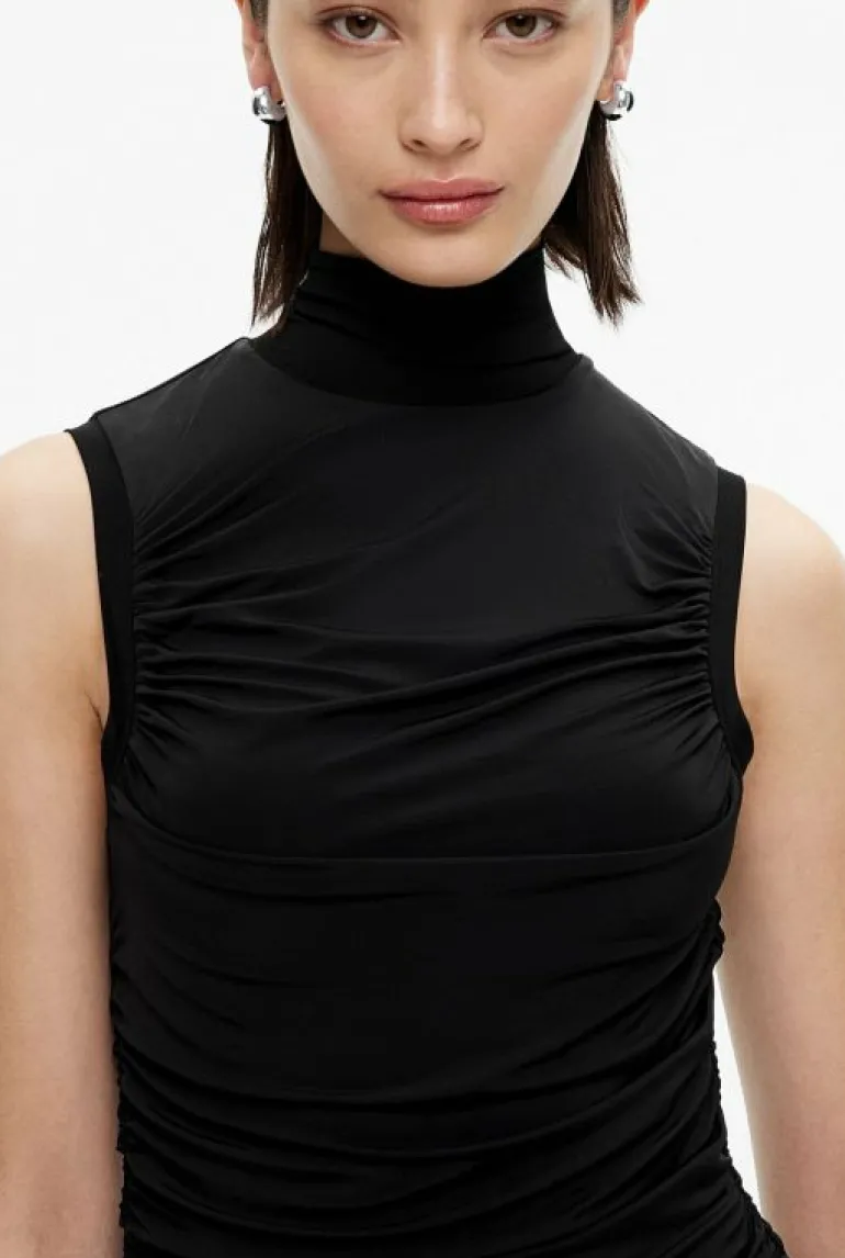 Sale | Dresses^Witchery High Neck Gather Dress Lilac