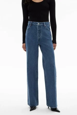 Sale | Denim & Jeans^Witchery High Rise Wide Leg Jean DarkIndigo