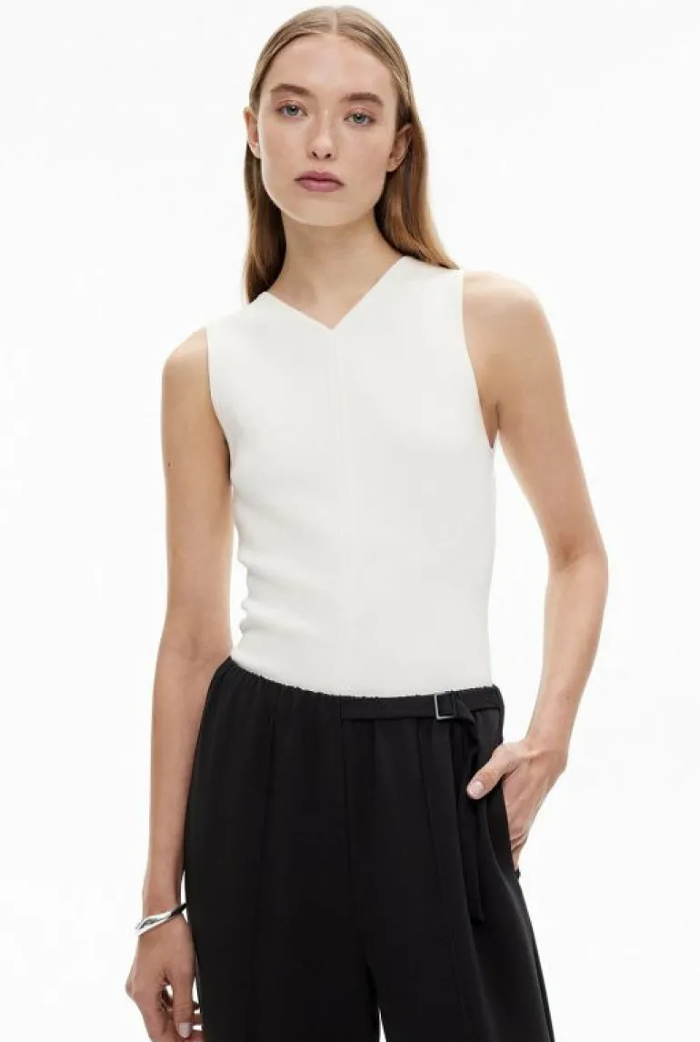 Tops & T Shirts | Knitwear^Witchery High V Knit Tank Black