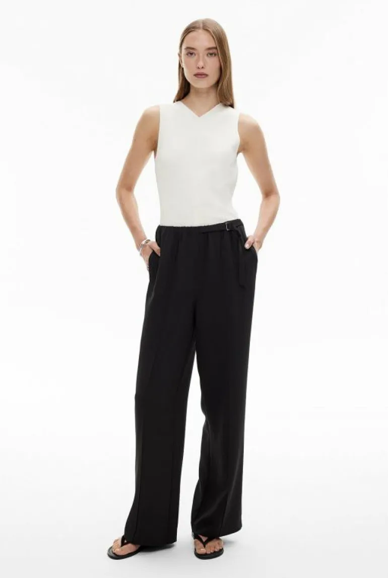 Tops & T Shirts | Knitwear^Witchery High V Knit Tank Black