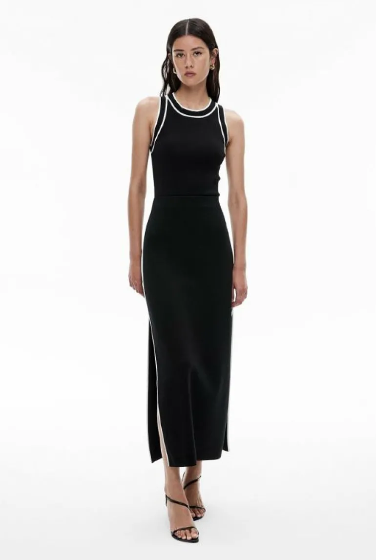Skirts^Witchery Knit Split Detail Skirt Chalk