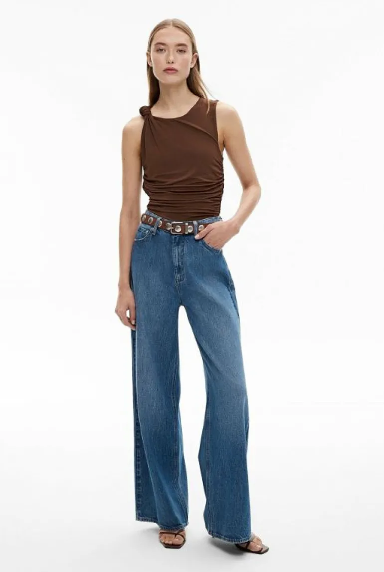Tops & T Shirts^Witchery Knot Detail Tank ReefBrown