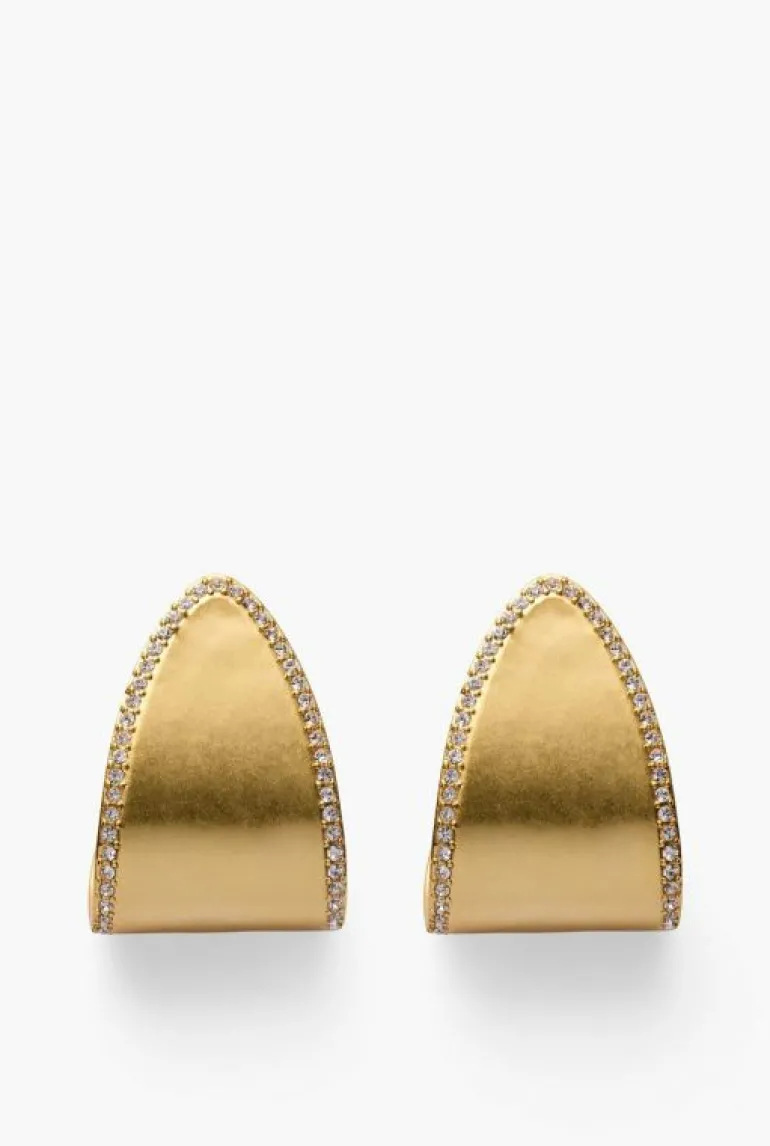Jewellery^Witchery Lacey Large Earring SatinGold