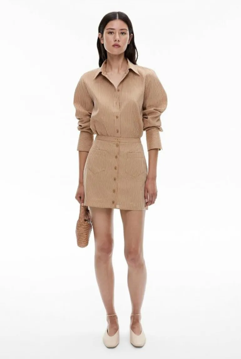 Shirts^Witchery Linen Blend Shirt PralineStripe