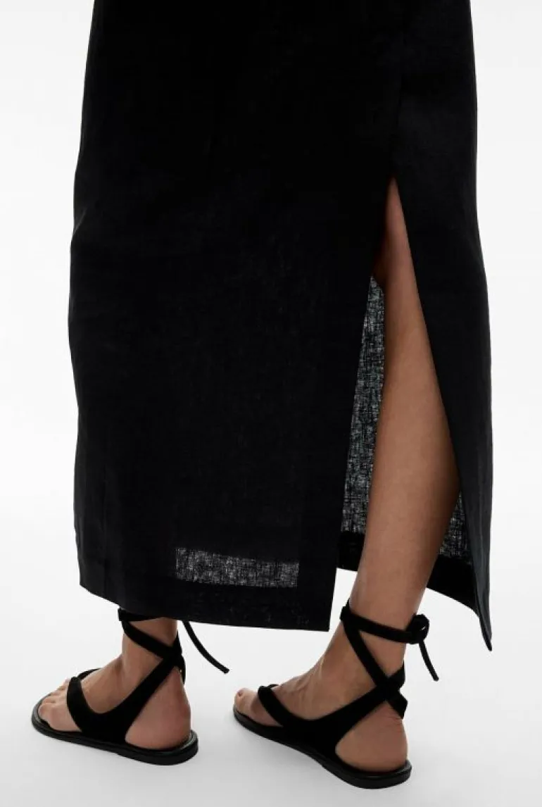 Skirts^Witchery Linen Column Skirt StoneYd