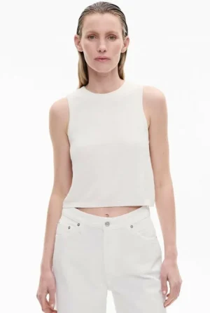 Tops & T Shirts | Knitwear^Witchery Linen Crew Knit Tank Black