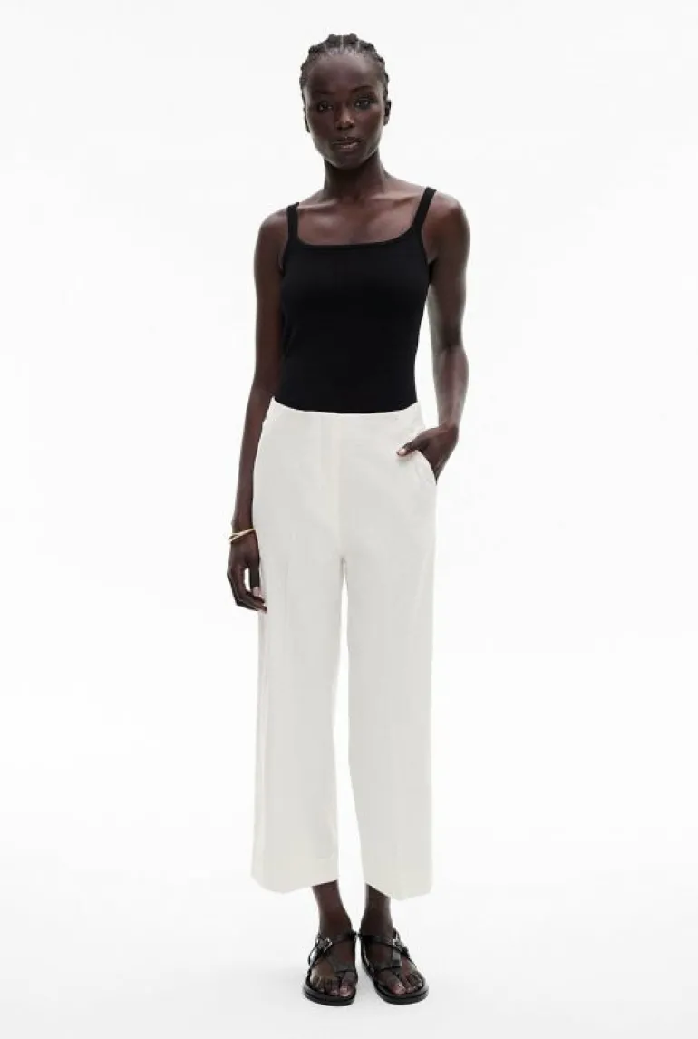 Pants^Witchery Linen Crop Pant Flax