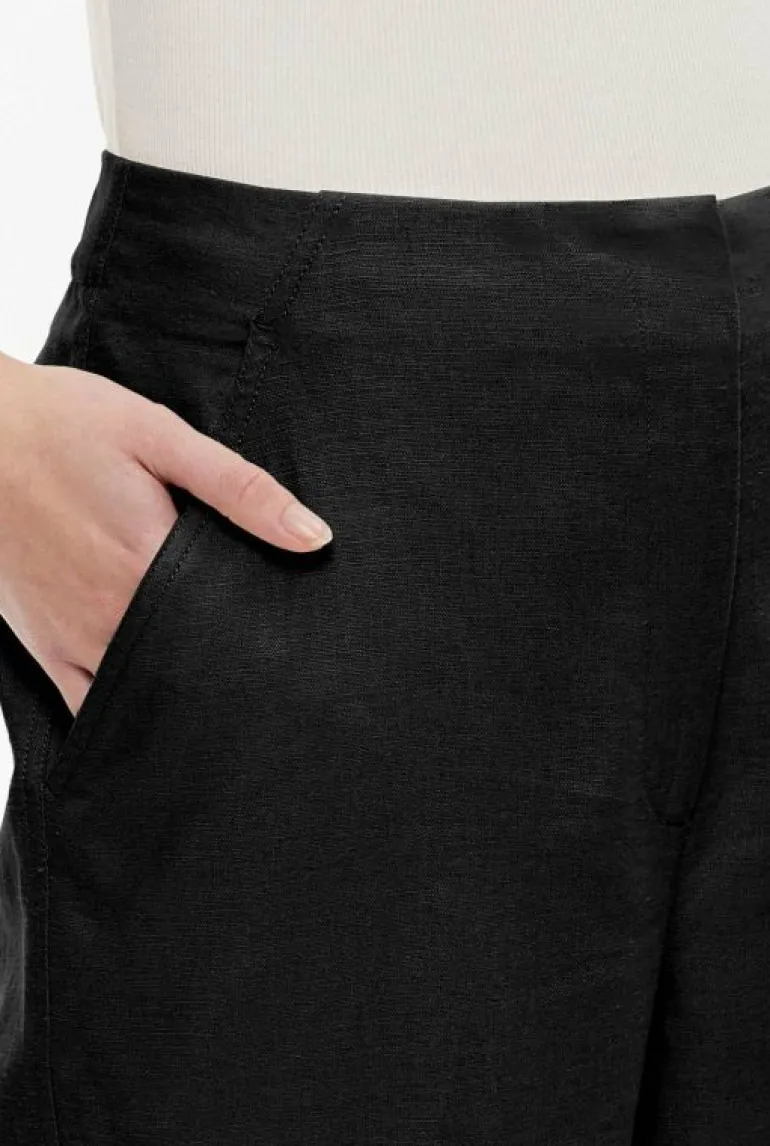 Pants^Witchery Linen Crop Pant Flax