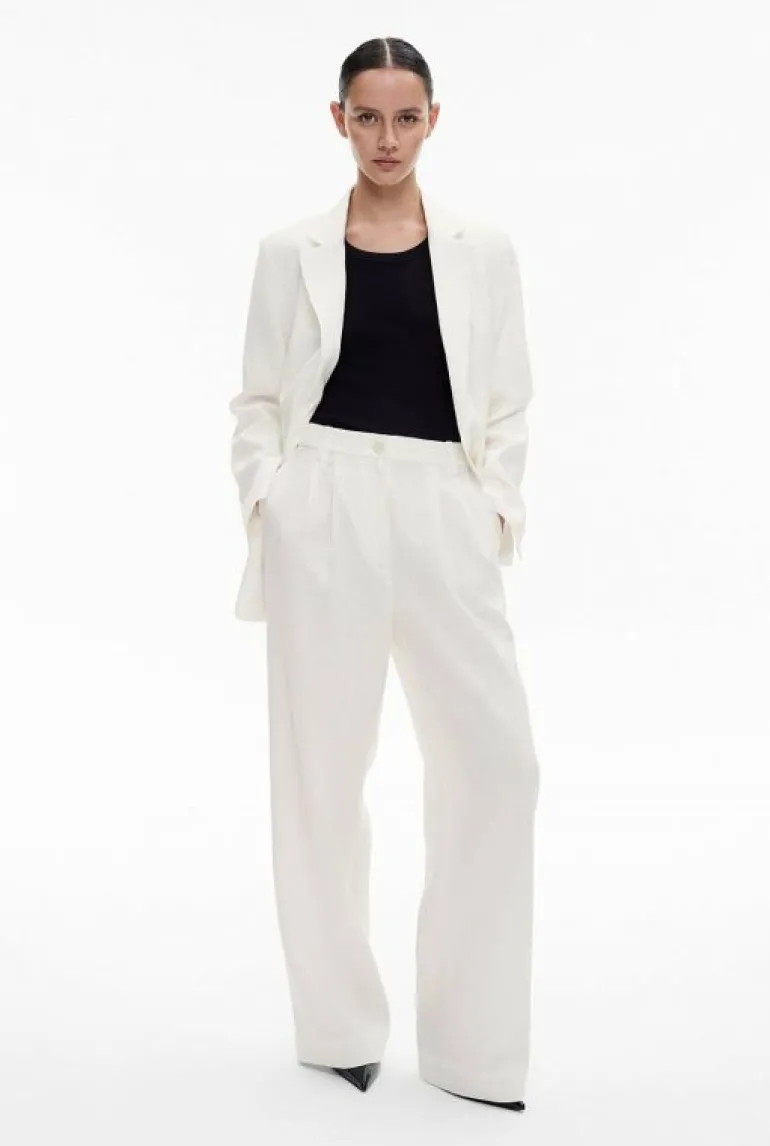 Sale | Pants^Witchery Linen Pleat Pant FreshWhite