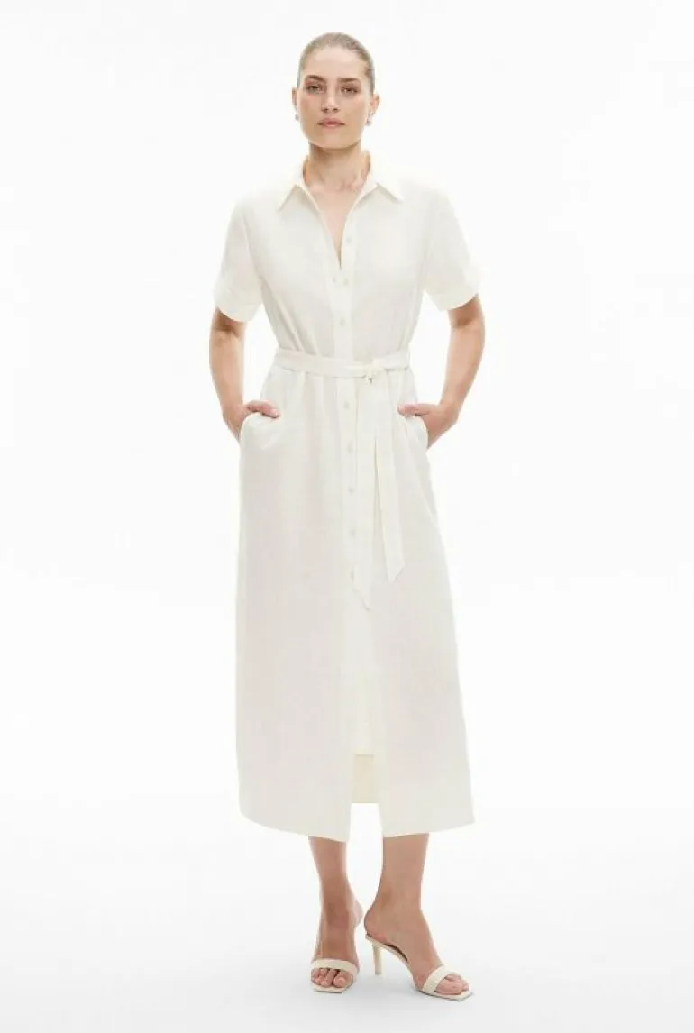 Dresses^Witchery Longline Shirt Dress FreshWhite