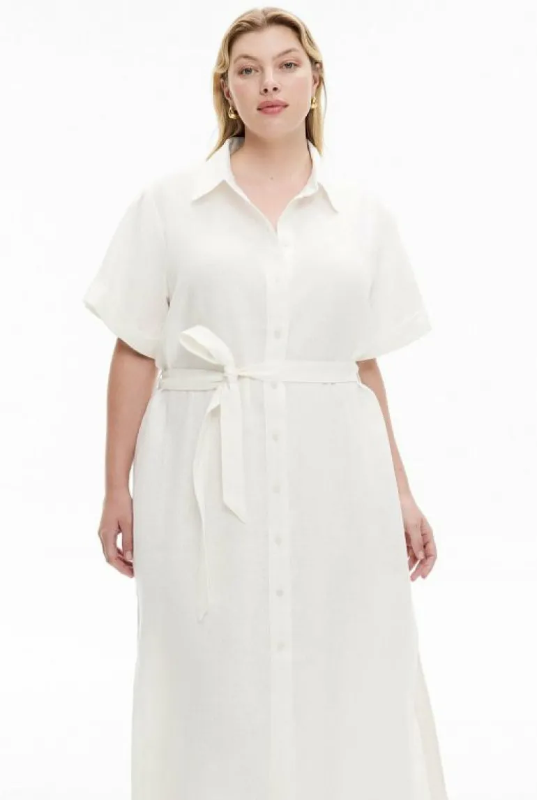 Dresses^Witchery Longline Shirt Dress FreshWhite