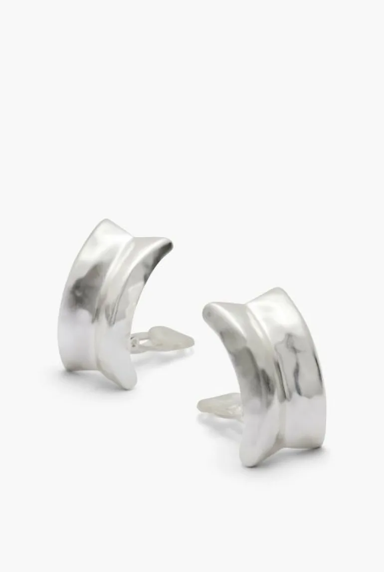 Jewellery^Witchery Lucia Clip-On Earring BrushedSilver
