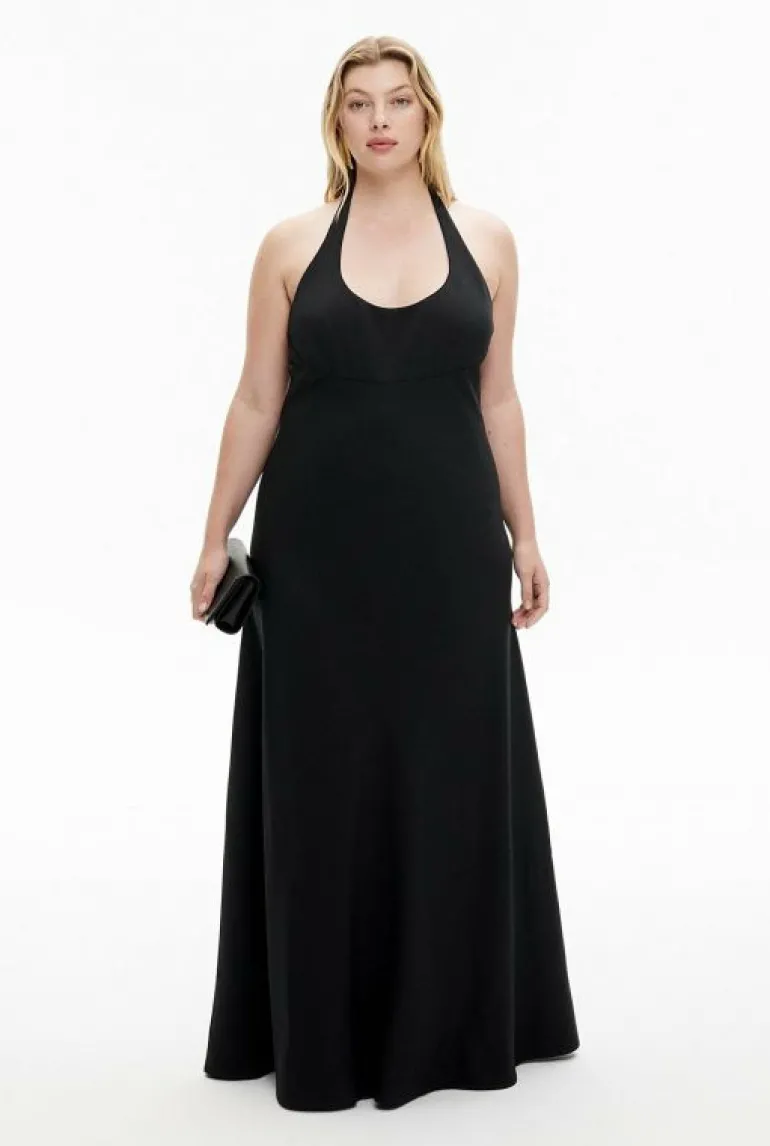 Dresses^Witchery Maxi Tie Halter Dress Black