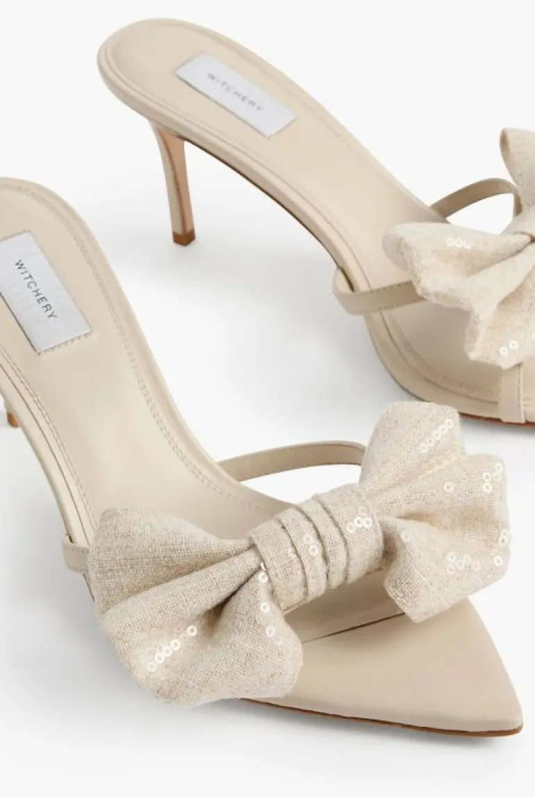Heels^Witchery Olivia Bow Heel Stone