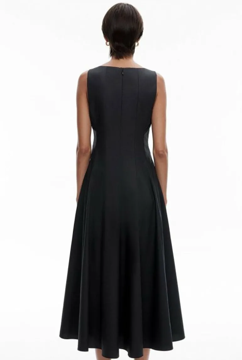 Dresses^Witchery Panelled Midi Dress Black