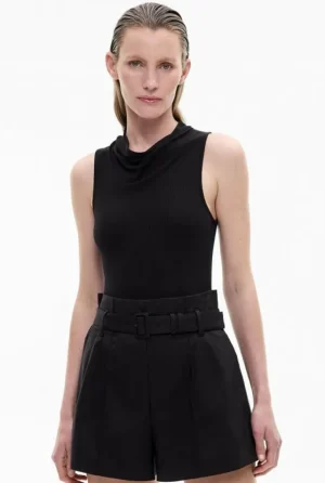 Sale | Tops & T Shirts^Witchery Rib Drape Neck Top Nutmeg