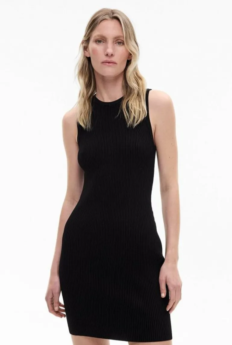 Sale | Dresses^Witchery Rib Knit Mini Dress ToastedAlmond