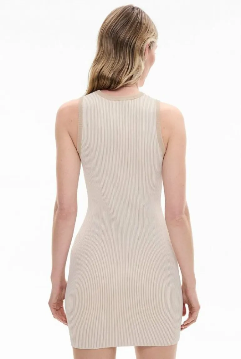 Sale | Dresses^Witchery Rib Knit Mini Dress ToastedAlmond