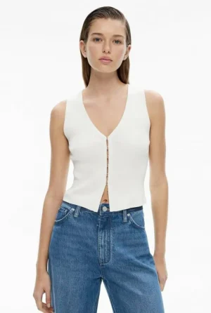 Sale | Tops & T Shirts^Witchery Rib Knit Vest Stone