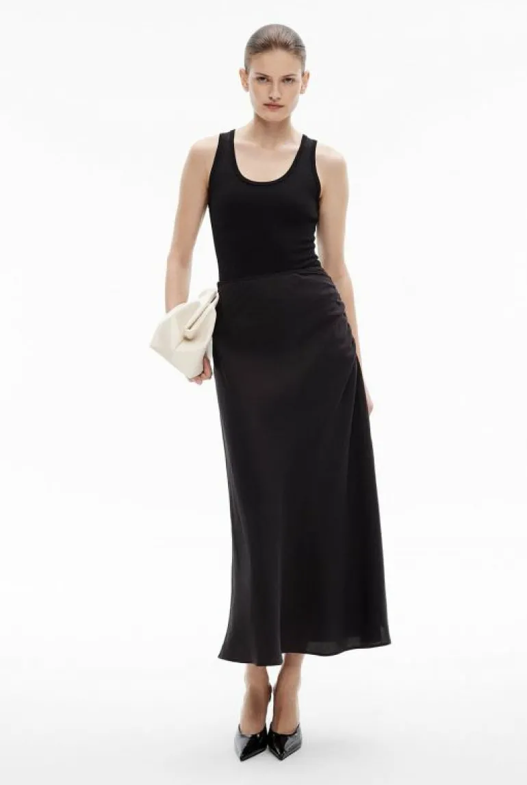 Sale | Skirts^Witchery Ruched Midi Skirt Black
