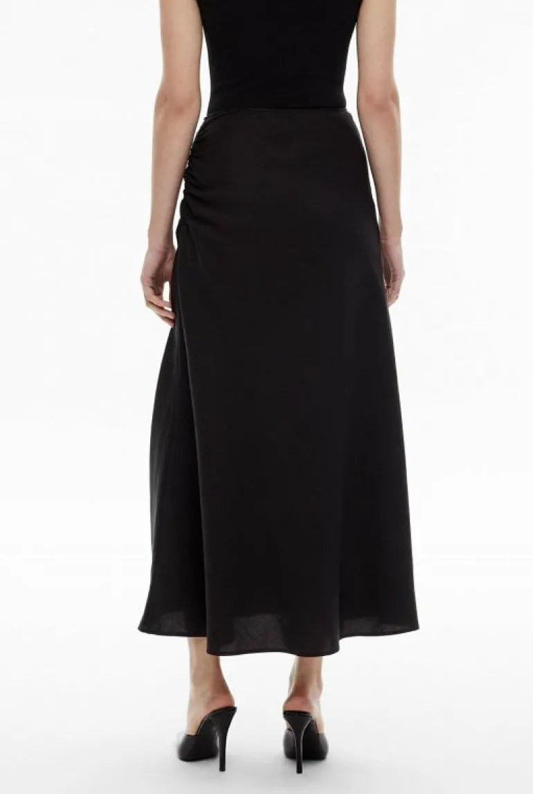 Sale | Skirts^Witchery Ruched Midi Skirt Black