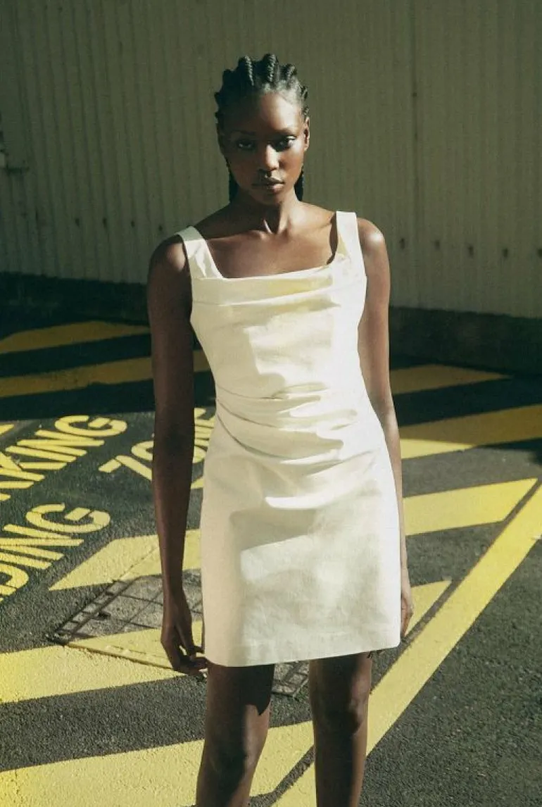 Sale | Dresses^Witchery Ruched Mini Dress Lemon