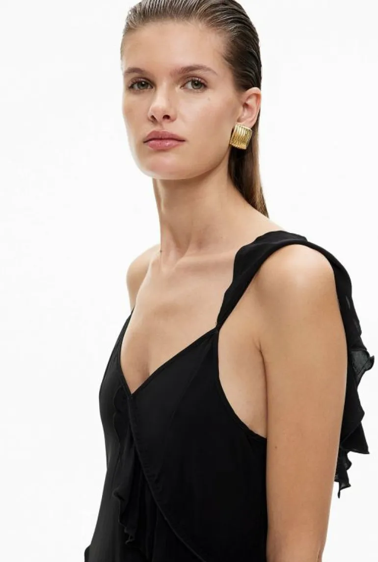 Sale | Shirts^Witchery Ruffle Trim Camisole Black
