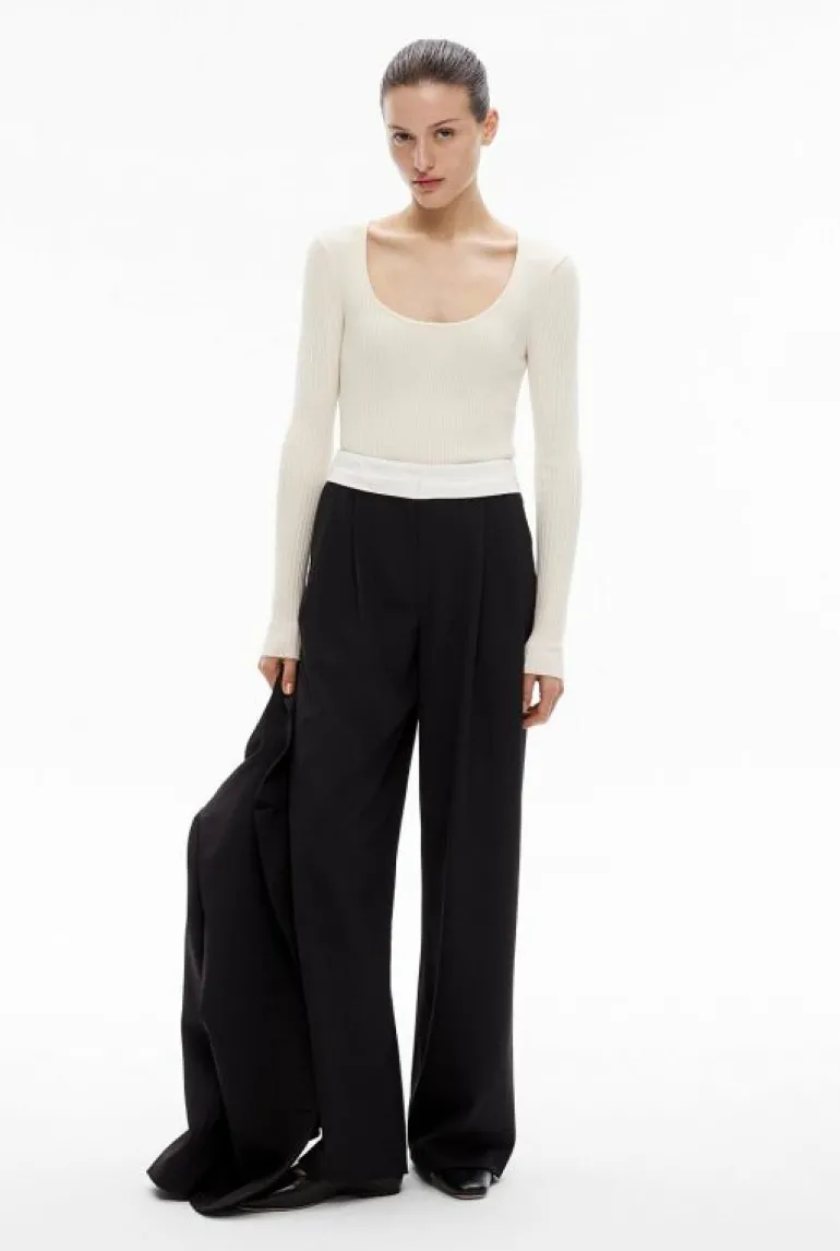 Sale | Tops & T Shirts^Witchery Scoop Neck Long Sleeve Knit Camel