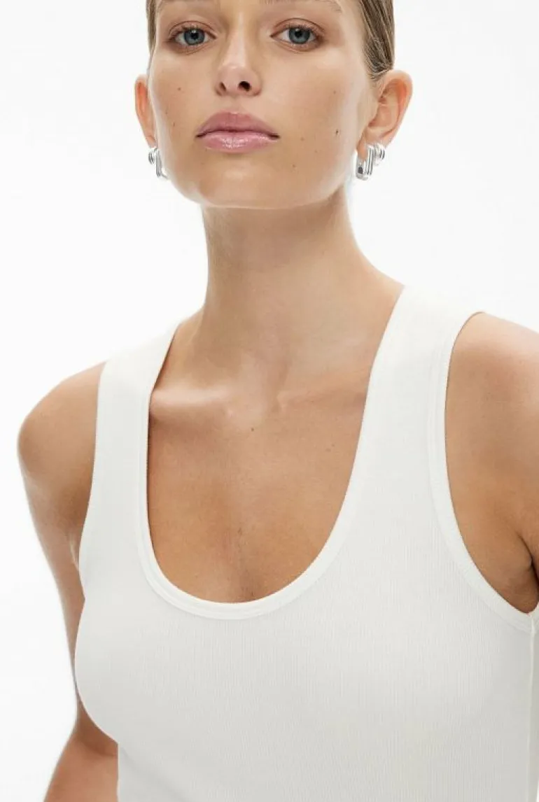 Tops & T Shirts^Witchery Scoop Rib Tank Black