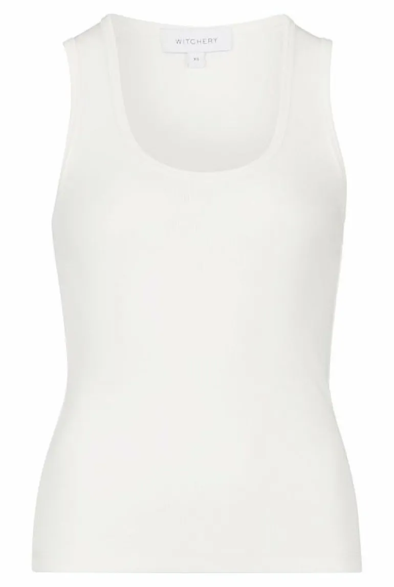 Tops & T Shirts^Witchery Scoop Rib Tank Black