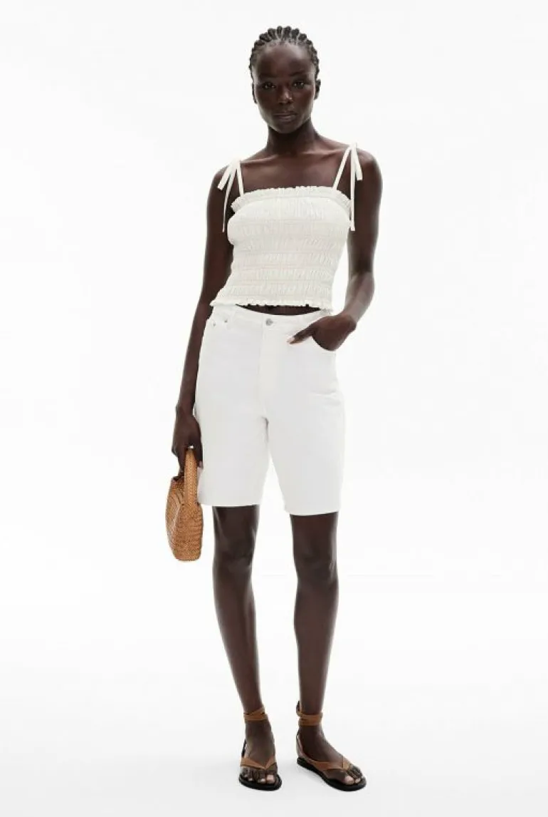 Tops & T Shirts | Shirts^Witchery Shirred Tank FreshWhite