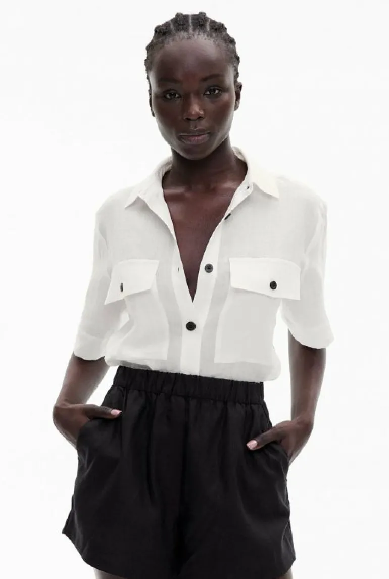 Sale | Shirts^Witchery Short Sleeve Utility Pocket Shirt FreshWhite