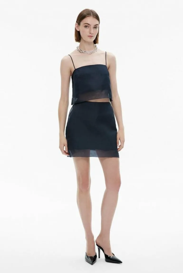 Sale | Skirts^Witchery Silk Organza Skirt BlueGrey