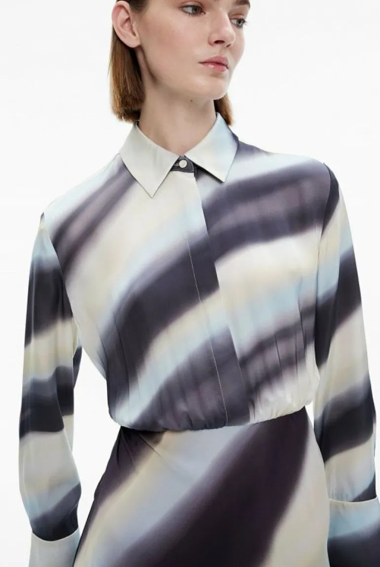 Sale | Dresses^Witchery Split Maxi Shirt Dress EclipseBlue