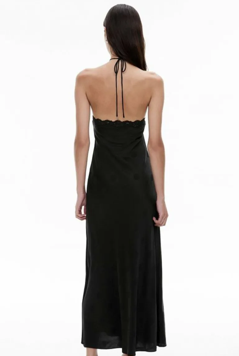 Dresses^Witchery Spot Halter Dress BlackSpot