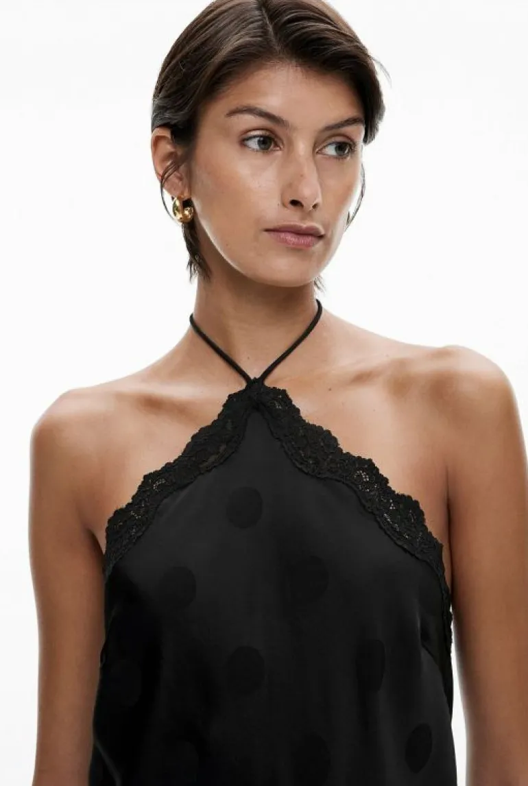 Tops & T Shirts | Shirts^Witchery Spot Halter Top BlackSpot