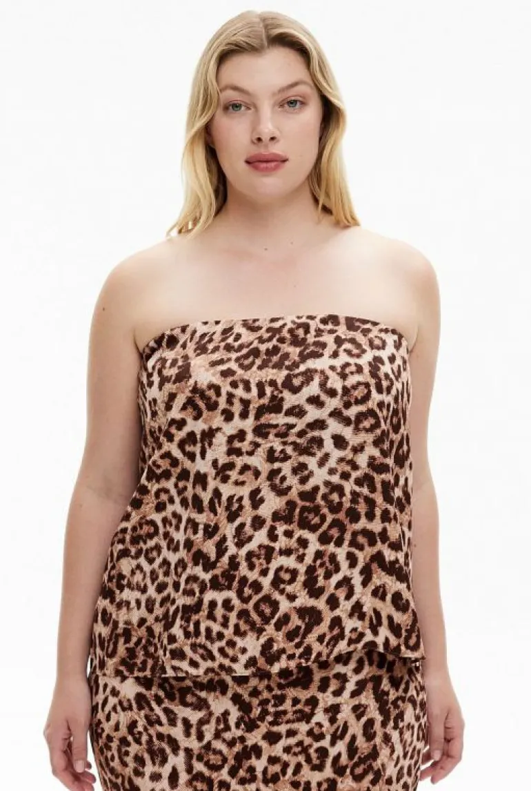 Sale | Shirts^Witchery Strapless Column Top Leopard