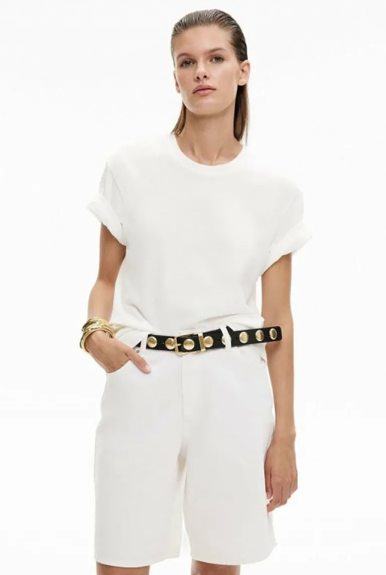 Belts^Witchery Studded Leather Belt Black