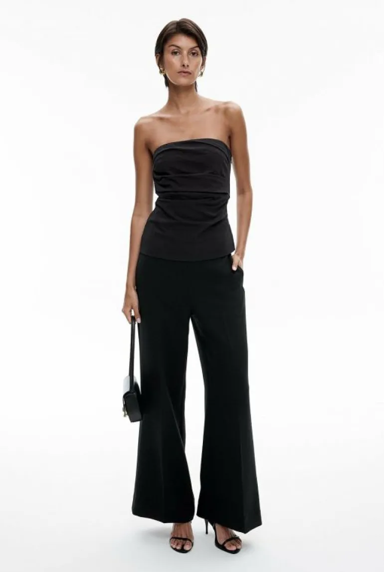 Tops & T Shirts | Shirts^Witchery Textured Bodice Black